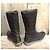 Botas Prada de cuero y nylon Negro - vista 4