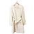 Chloé Abrigo de mezcla de seda y lana Chloe Beige Crudo
