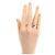 Chanel Coco Crush Ring aus 18K Weißgold J10570 - Ansicht 6
