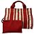Hermès Borsa Tote Hermes Cannes PM con Pouch Rosso Crudo