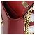 Borsa a tracolla in pelle Saffiano Prada Rosso - vista 6