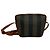 Fendi Schultertasche aus Leder mit Pequin FF Logo Muster Braun Schwarz Khaki - Ansicht 3