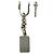 Portachiavi Tiffany & Co. in argento sterling 925 a forma di lingotto - vista 3