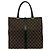 Borsa Jackie in pelle GUCCI Marrone Nero - vista 3