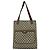 Gucci Vintage Sherry Line GG Logo Ledertasche Braun Rot Grün