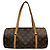 Borsa Tote Louis Vuitton Papillon 30 Marrone Monogramma - vista 2