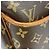 Borsa Louis Vuitton Monogram Deauville Marrone - vista 7