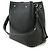 Borsa a tracolla Louis Vuitton Lockmere Bucket borchiata Nero - vista 3