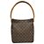 Borsa Tote Louis Vuitton Looping GM Marrone Monogramma - vista 2