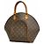 Borsa Louis Vuitton Monogram Ellipse MM Marrone