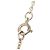 Collana Tiffany & Co. Heart Ribbon Argento D'oro - vista 5