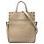 Borsa a mano e a tracolla Fendi Flip Small Beige