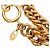 Chanel Gold Gold Plated Quilted Diamond Charms Halskette Golden - Ansicht 4