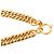 Chanel Gold Gold Plated Quilted Diamond Charms Halskette Golden - Ansicht 5