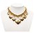 Chanel Gold Gold Plated Quilted Diamond Charms Halskette Golden - Ansicht 6
