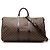 Louis Vuitton Marrone Damier Ebene Keepall Bandouliere 55