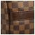 Louis Vuitton Marrone Damier Ebene Keepall Bandouliere 55 - vista 5
