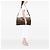 Louis Vuitton Marrone Damier Ebene Keepall Bandouliere 55 - vista 7