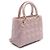 Lady Dior aus irisierendem Cannage-Lammleder in Rosa, Größe Medium Pink - Ansicht 2