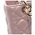 Lady Dior aus irisierendem Cannage-Lammleder in Rosa, Größe Medium Pink - Ansicht 6