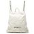 Zaino Chanel 22 in pelle di vitello lucida trapuntata bianca Large Bianco
