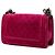 Chanel Boy Flap in velluto trapuntato rosa, piccolo - vista 2