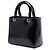 Lady Dior in vernice nero, misura Medium - vista 2