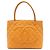 Tote Chanel Yellow Caviar Medallion Giallo Senape