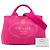 Prada Pink Small Canvas Canapa Logo Satchel - view 7