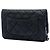 Chanel Black CC gestepptes Caviar Wallet on Chain Schwarz - Ansicht 2