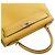 Hermès Kelly II Sellier 28 in pelle Epsom gialla Giallo Senape - vista 14
