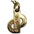 Collana con pendente a cuore in strass placcato oro Dior Gold D'oro - vista 4