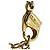 Collana con pendente a cuore in strass placcato oro Dior Gold D'oro - vista 5
