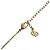 Collana con pendente a cuore in strass placcato oro Dior Gold D'oro - vista 6