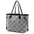 Louis Vuitton Black Monogram Jacquard Since 1854 Neverfull MM Nero - vista 2