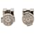 Hermès Hermes Cage d'H H-Cube Logo Stud Earrings Silvery  - view 2
