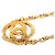 Collana con pendente a catena vintage Chanel Coco Mark D'oro - vista 5