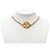 Collana con pendente a catena vintage Chanel Coco Mark D'oro - vista 8