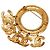 Spilla Vintage Chanel Coco Mark 94P D'oro - vista 2