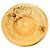 Spilla Chanel Vintage Round Logo D'oro - vista 3