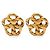 Orecchini Chanel Coco Mark Vintage Flower D'oro