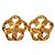 Orecchini Chanel Coco Mark Vintage Flower D'oro - vista 2