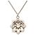 Colar com pingente de corrente com a flor Coco Mark da Chanel Prata - vista 2