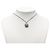 Colar com pingente de corrente com a flor Coco Mark da Chanel Prata - vista 6