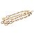 Chanel Vintage Gold Plated Chain Belt Golden