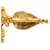 Spilla Chanel Coco Mark con frange e logo D'oro - vista 3