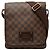 Borsa a tracolla Louis Vuitton Damier Brooklyn PM Marrone