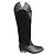 Autre Marque Botas de cuero Via Roma 15 Negro