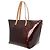 Borsa Tote Louis Vuitton Monogram Vernis Bellevue GM Bordò - vista 3