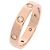 Anello Mini Love di Cartier in oro rosa 18K - vista 2